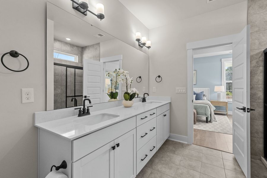 Furnished interior in a model home at Huckleberry Estates in Conway (Image 16).