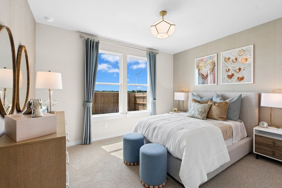 Furnished interior in a model home at East View Farms in Georgetown (Image 21).