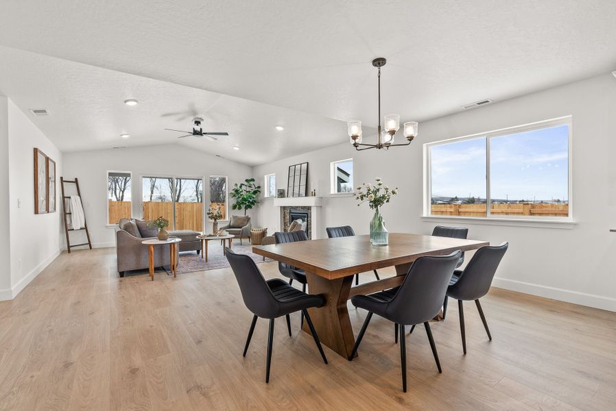 Furnished interior in a model home at Willowbrook in Madras (Image 23).