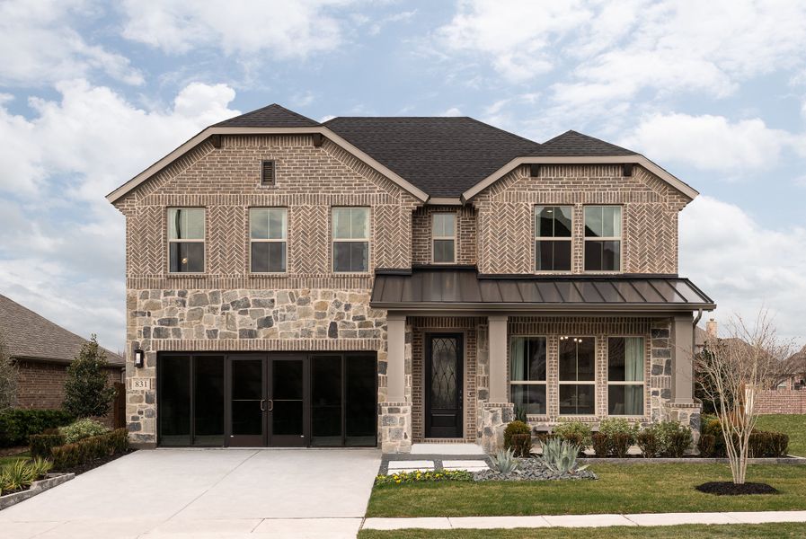 Front exterior of a home in the View at the Reserve 50s community, located in Mansfield, TX (Image 11).