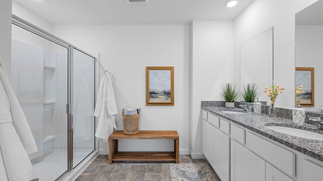 Furnished interior in a model home at Prairie Pass in Apison (Image 31). Furnished interior in a model home at Prairie Pass in Apison (Image 31).