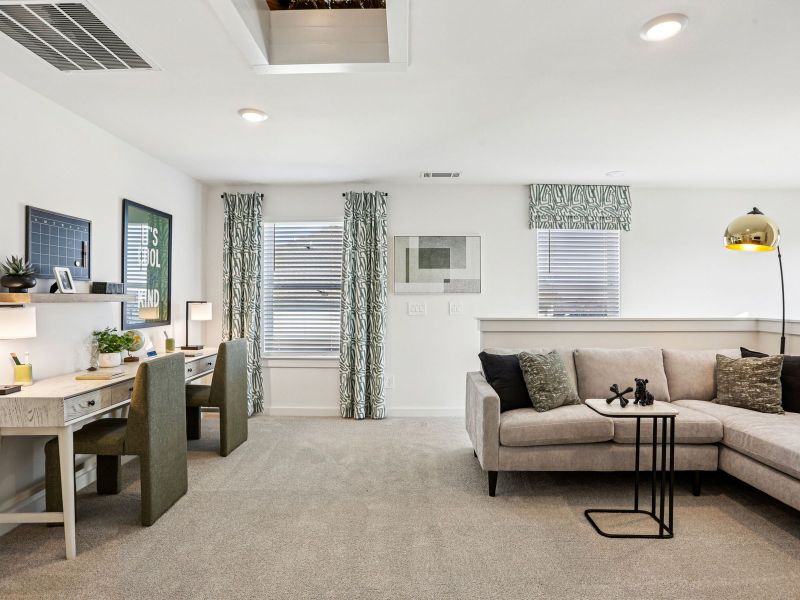 Furnished interior in a model home at Greystone - Ridge Series in Smyrna (Image 19).