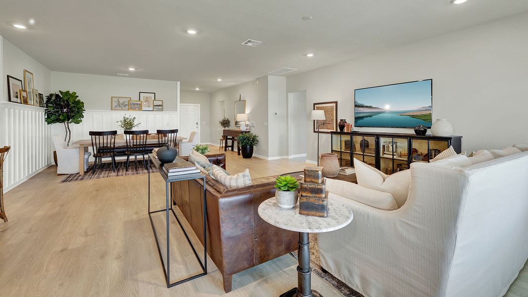Furnished interior in a model home at Hartland Ranch in Lockhart (Image 20).