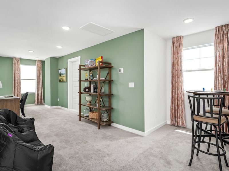 Furnished interior in a model home at Calista Farms in White House (Image 33). Furnished interior in a model home at Calista Farms in White House (Image 33).