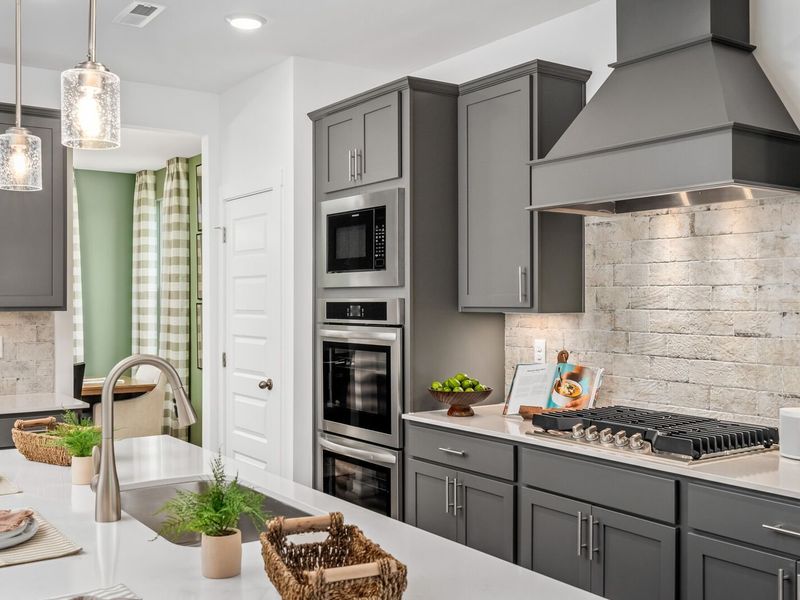 Furnished interior in a model home at Calista Farms in White House (Image 14). Furnished interior in a model home at Calista Farms in White House (Image 14).