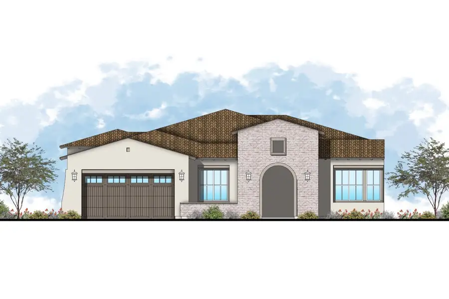Architectural rendering of home exteriors planned for Hazelwood in Chandler, AZ (Image 3).