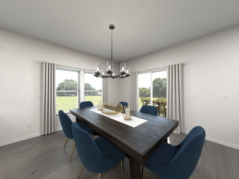 Furnished interior in a model home at Briarcreek - Legacy Series in Nashville (Image 4).