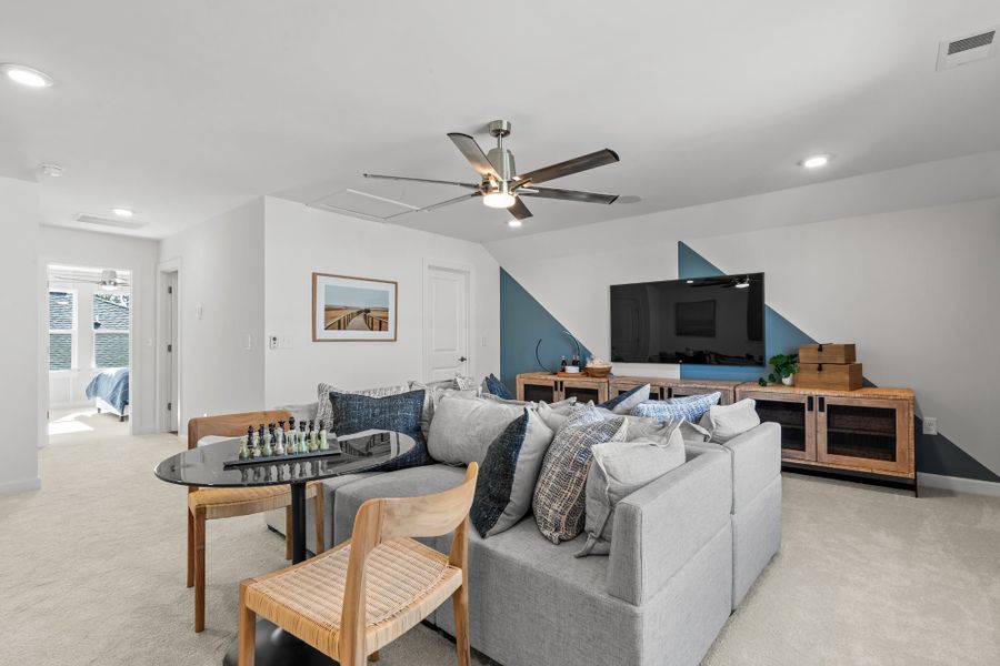 Furnished interior in a model home at Riverwalk Single Family in Leland (Image 16).