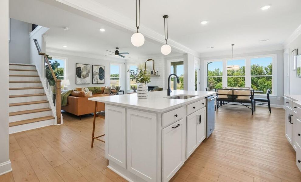 Furnished interior in a model home at Alexander Landing in Mint Hill (Image 14). Furnished interior in a model home at Alexander Landing in Mint Hill (Image 14).