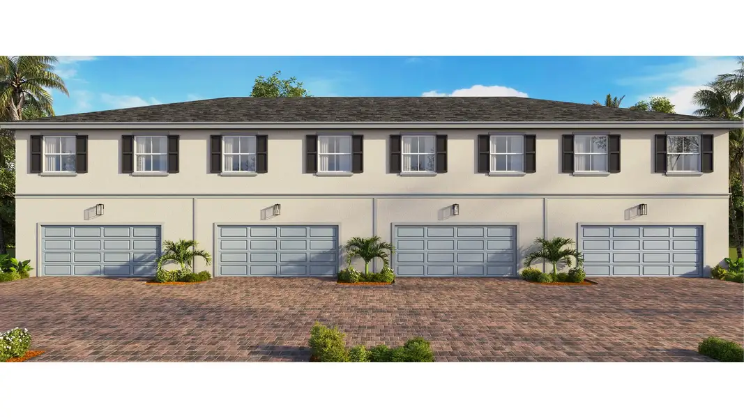 Front exterior of a home in the Sailfish Cay community, located in Stuart, FL (Image 4).