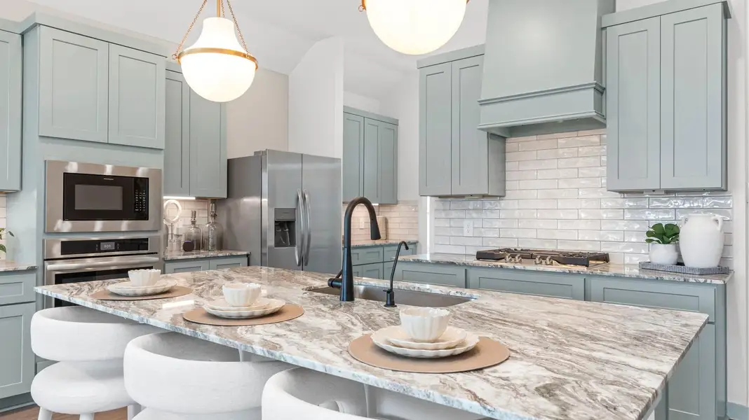 Furnished interior in a model home at Alexander in Pearland (Image 6).