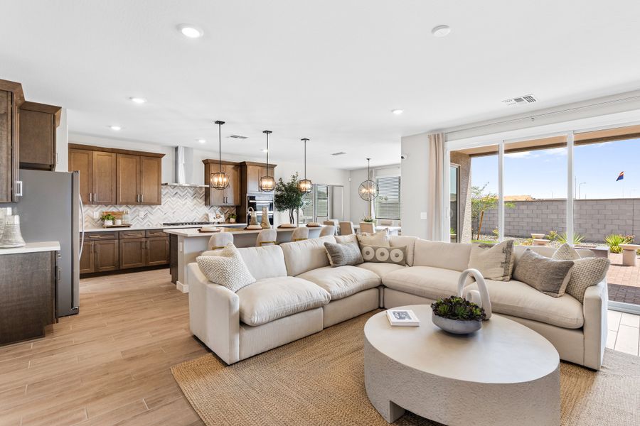 Furnished interior in a model home at Legacy Place in Glendale (Image 7).