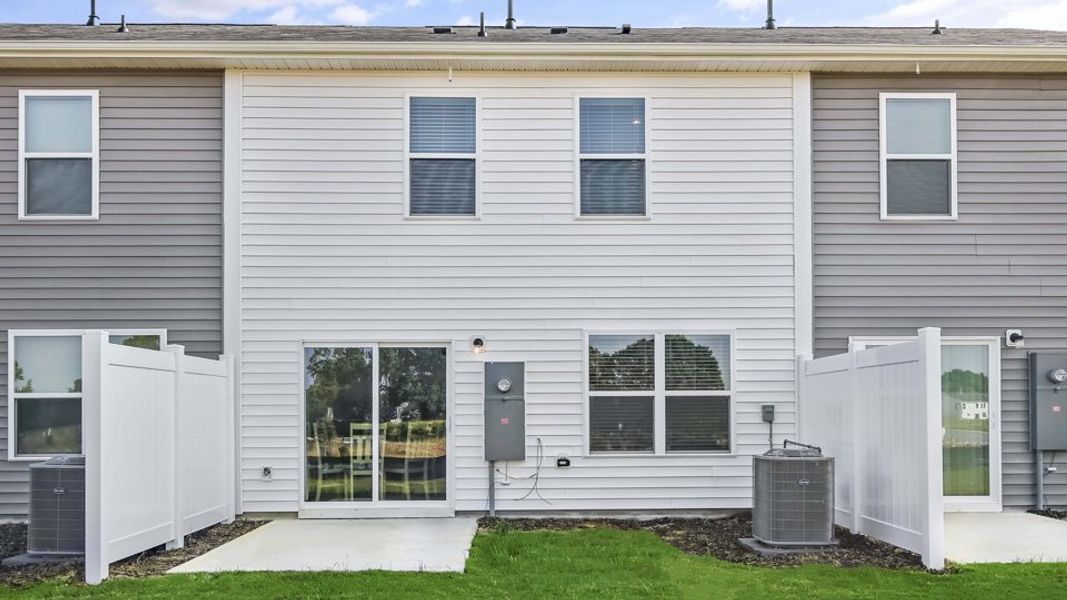 Front exterior of a home in the The Townes at Honeycutt Oaks community, located in Angier, NC (Image 16).