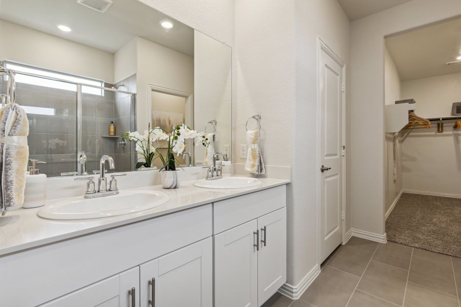 Furnished interior in a model home at Lakehaven - Spring Series in Farmersville (Image 25). Furnished interior in a model home at Lakehaven - Spring Series in Farmersville (Image 25).