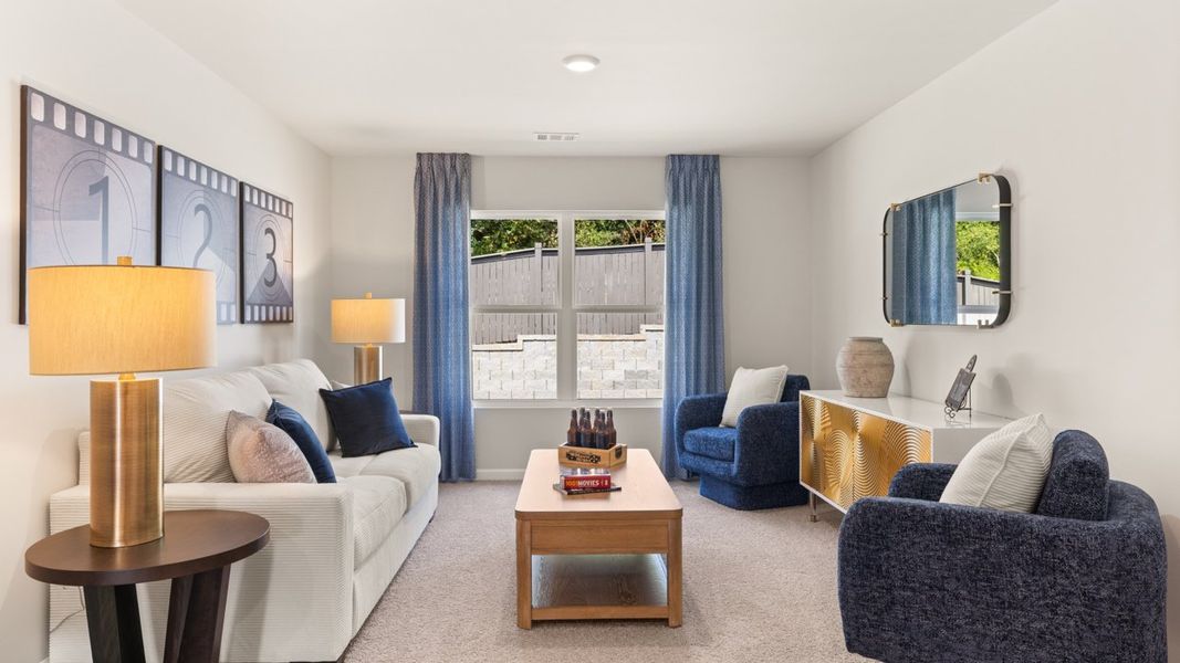 Furnished interior in a model home at Brooks Station in Dacula (Image 31). Furnished interior in a model home at Brooks Station in Dacula (Image 31).
