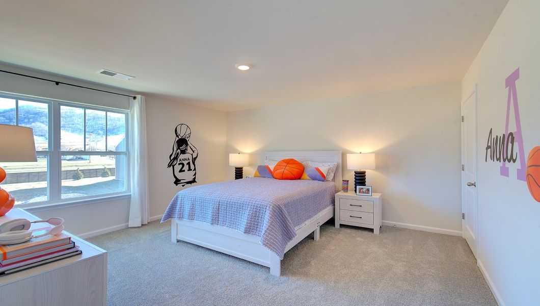 Furnished interior in a model home at Wildbrook Village in Waynesville (Image 7).