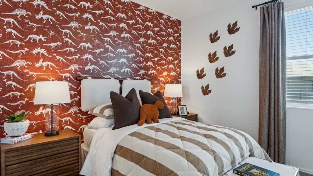 Furnished interior in a model home at Elena Trails in Maricopa (Image 18).