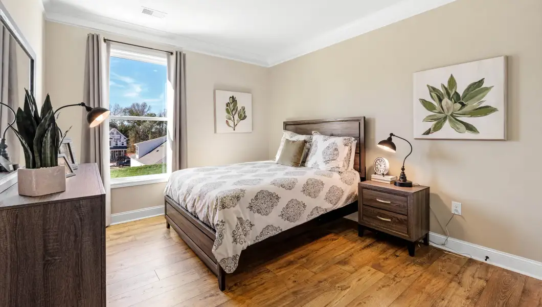 Furnished interior in a model home at North Highway 101 in Greer (Image 18).