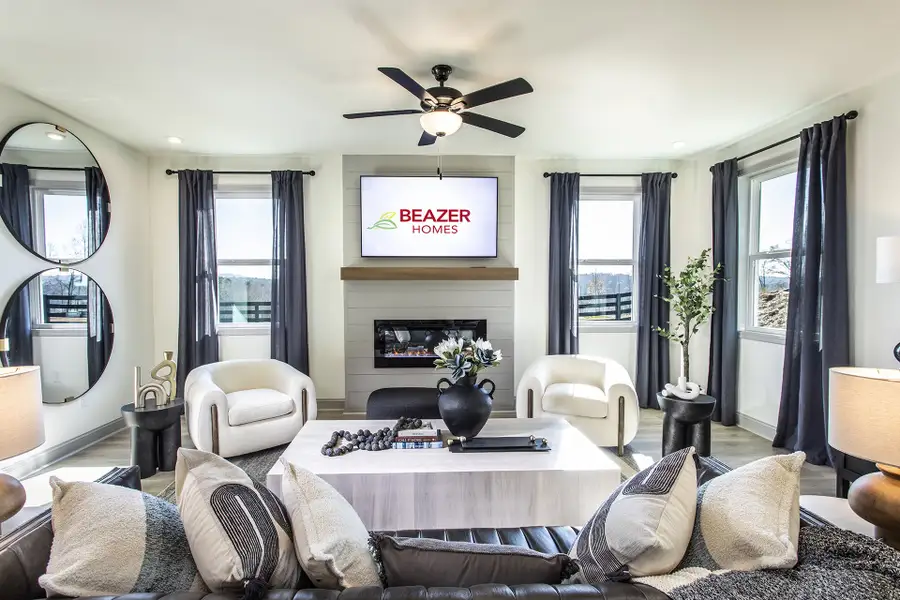 Furnished interior in a model home at Tiberon Woods in Cumming (Image 5).