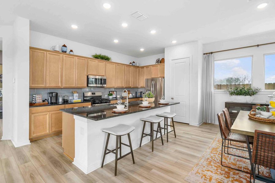 Furnished interior in a model home at Sienna 40' Homesites in Missouri City (Image 9).