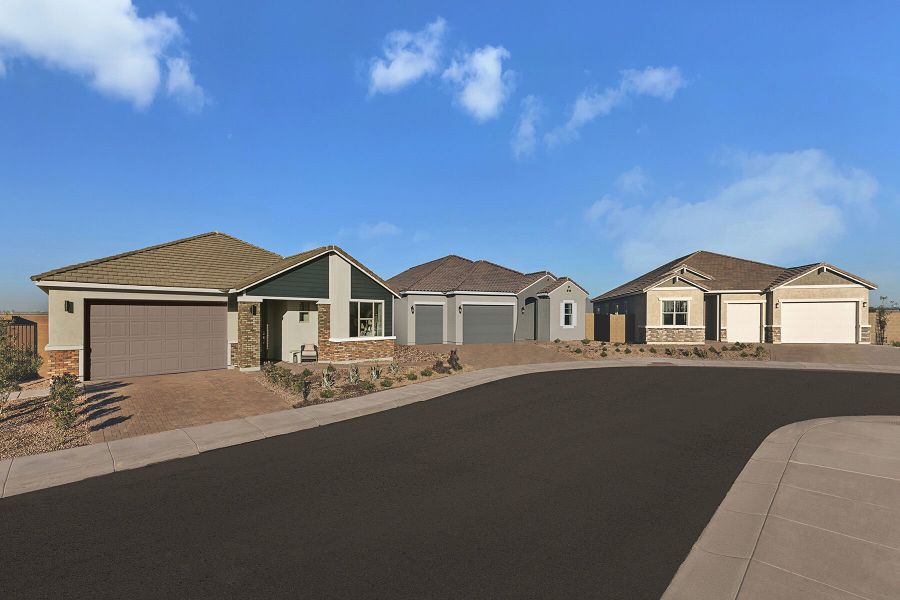 Front exterior of a home in the Las Ventanas community, located in Goodyear, AZ (Image 28).