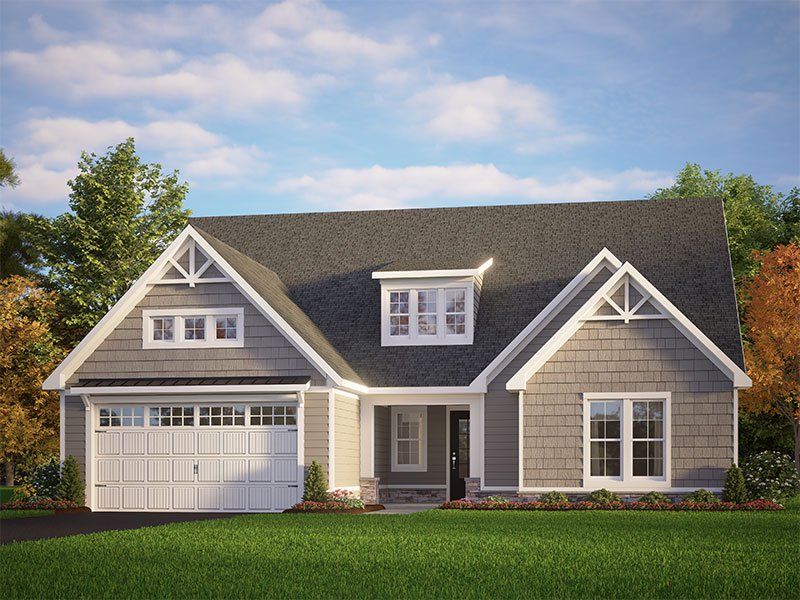 Front exterior of a home in the Baylee Ridge community, located in Selma, NC (Image 2).