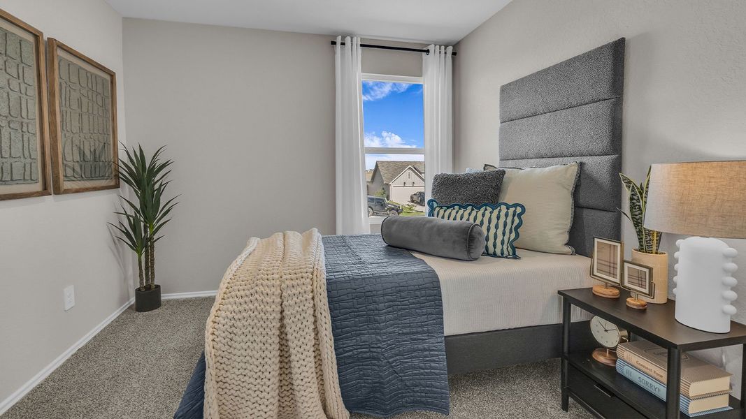 Furnished interior in a model home at Swenson Heights in Seguin (Image 32). Furnished interior in a model home at Swenson Heights in Seguin (Image 32).