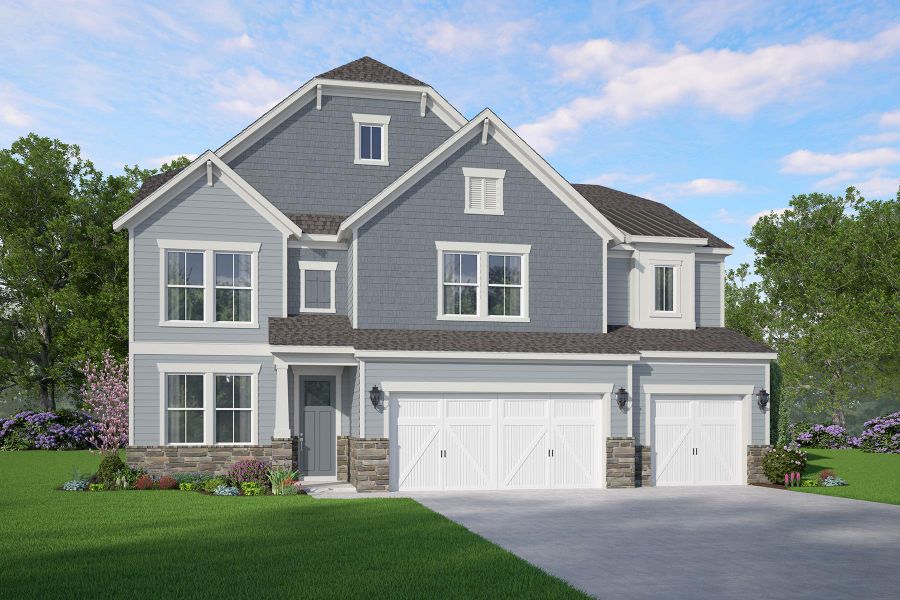 Front exterior of a home in the Bay Creek Overlook community, located in Loganville, GA (Image 4).