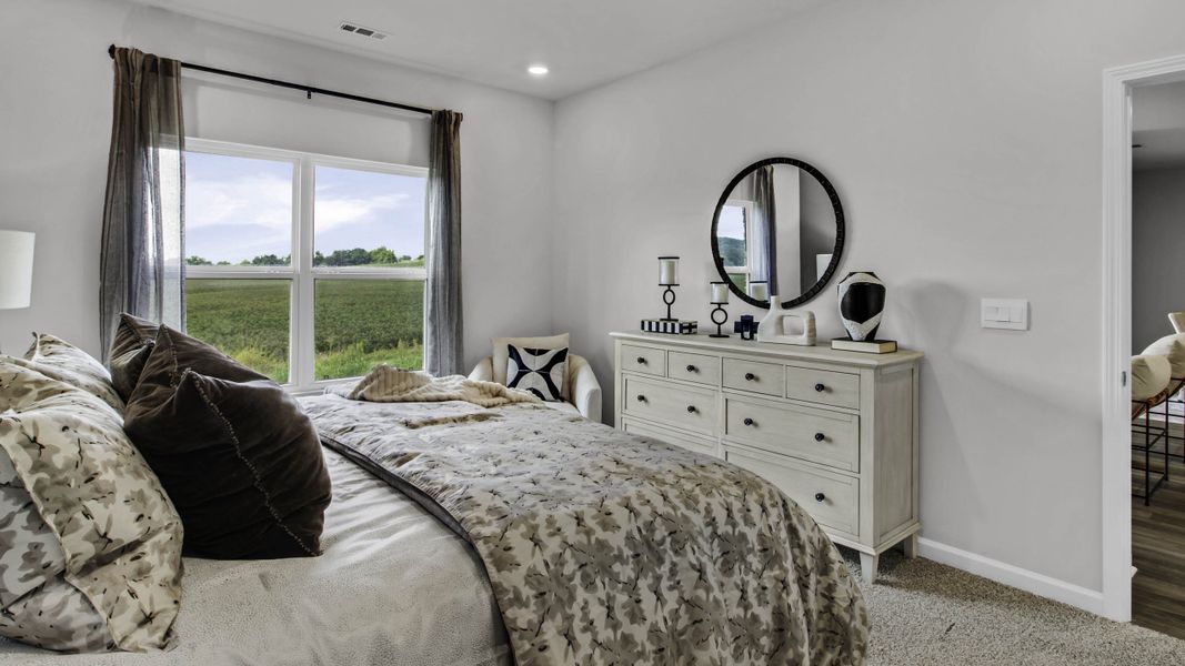 Furnished interior in a model home at Bailey Park in Fayetteville (Image 31).