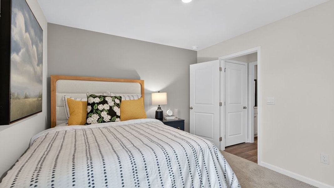 Furnished interior in a model home at Belle Grove in Wendell (Image 20).