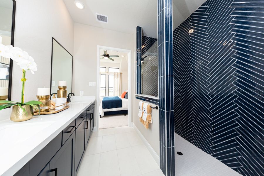 Furnished interior in a model home at Bridgeland: Premier Collection in Cypress (Image 5). Furnished interior in a model home at Bridgeland: Premier Collection in Cypress (Image 5).