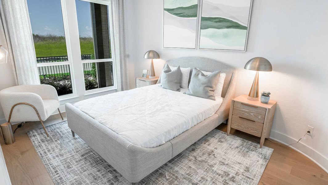 Furnished interior in a model home at Summit Parks in DeSoto (Image 12).