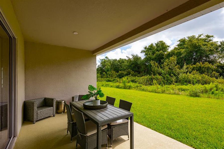 Furnished interior in a model home at Conner Crossing in Spring Hill (Image 6).