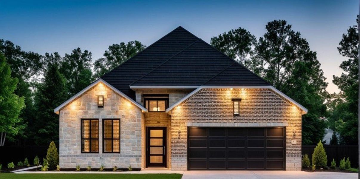 Front exterior of a home in the Cordova Crossing community, located in Seguin, TX (Image 3).