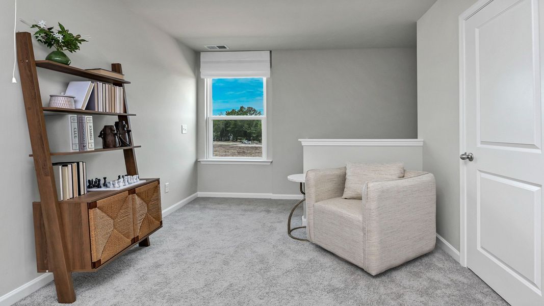 Furnished interior in a model home at Ferry Grove in Lexington (Image 32).