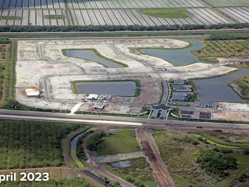 Site preparation and early development at BELTERRA in Port St. Lucie, FL (Image 105).