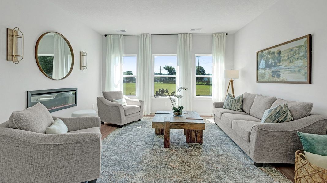 Furnished interior in a model home at Shiloh Springs in Jackson (Image 9).