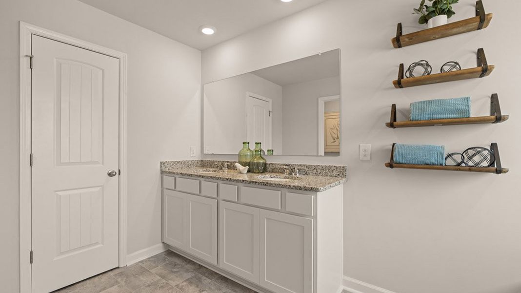 Furnished interior in a model home at Wrenfield at Chanticleer in North Augusta (Image 15). Furnished interior in a model home at Wrenfield at Chanticleer in North Augusta (Image 15).