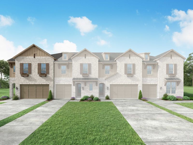 Front exterior of a home in the Cross Creek Ranch: the City Series Collection community, located in Fulshear, TX (Image 17).