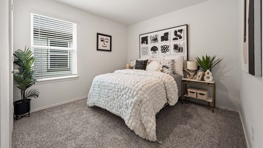 Furnished interior in a model home at Milo Farms in Rosenberg (Image 19).