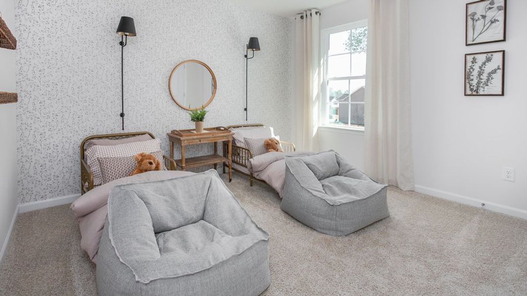 Furnished interior in a model home at River's Edge in Mayodan (Image 20).