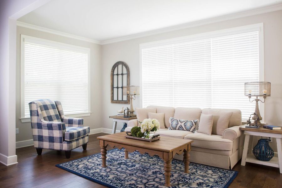 Furnished interior in a model home at White Oak in Arlington (Image 23).