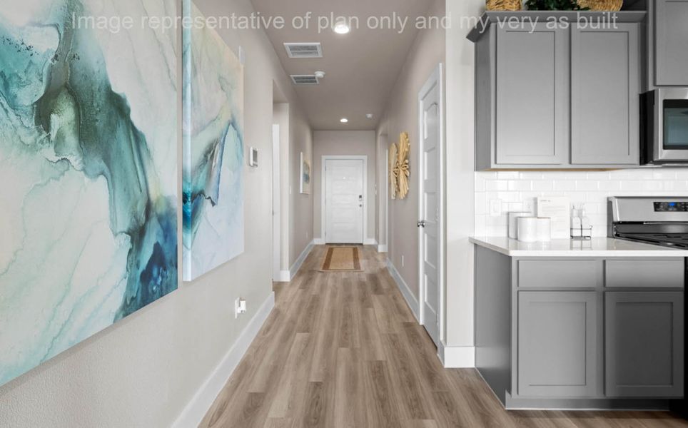 Furnished interior in a model home at The Islands of Rockport in Rockport (Image 5).