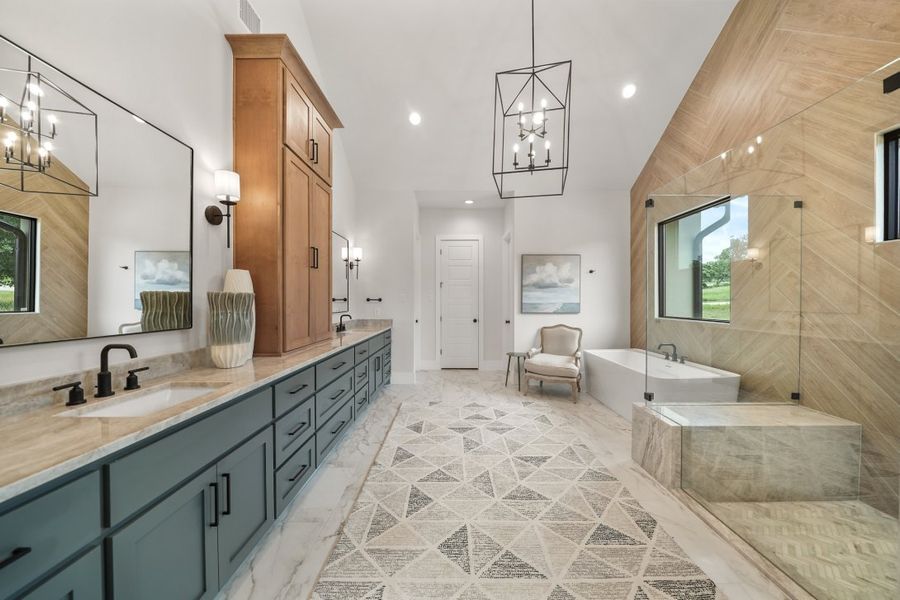 Furnished interior in a model home at Chapel View in Heath (Image 7).