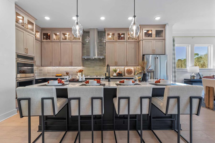 Furnished interior in a model home at Havencroft in Woodstock (Image 31).