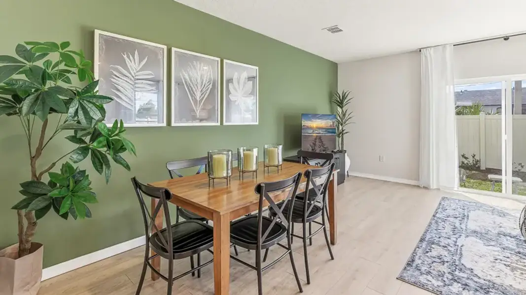 Furnished interior in a model home at Sage Park in Sarasota (Image 9).
