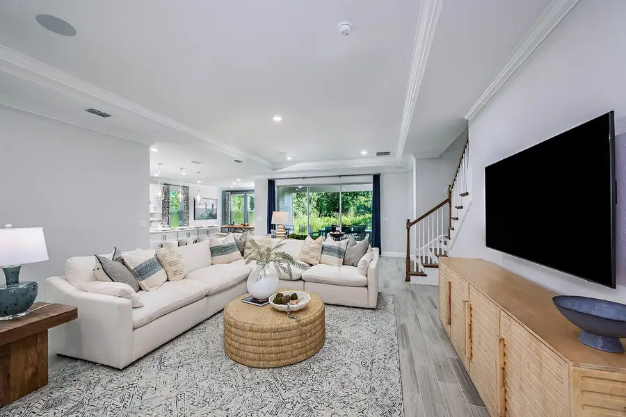 Furnished interior in a model home at Headwaters at Lofton Creek in Yulee (Image 4). Furnished interior in a model home at Headwaters at Lofton Creek in Yulee (Image 4).