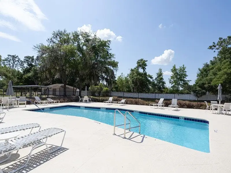 Within the community, enjoy resort amenities such as a pool with a large sun deck.