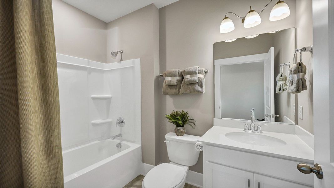 Furnished interior in a model home at Livingston Woods in Irmo (Image 33). Furnished interior in a model home at Livingston Woods in Irmo (Image 33).