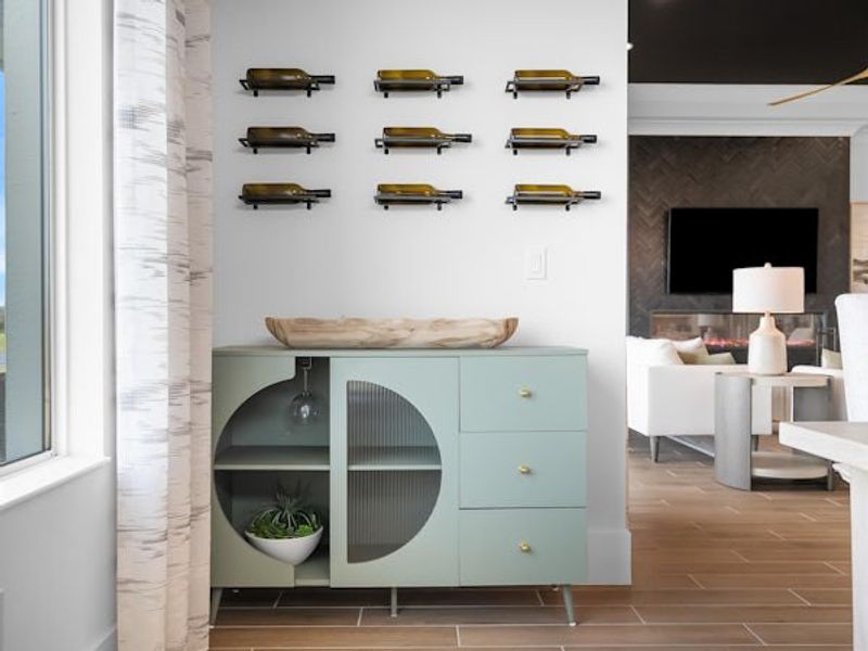 Furnished interior in a model home at High Pointe in Vero Beach (Image 60).